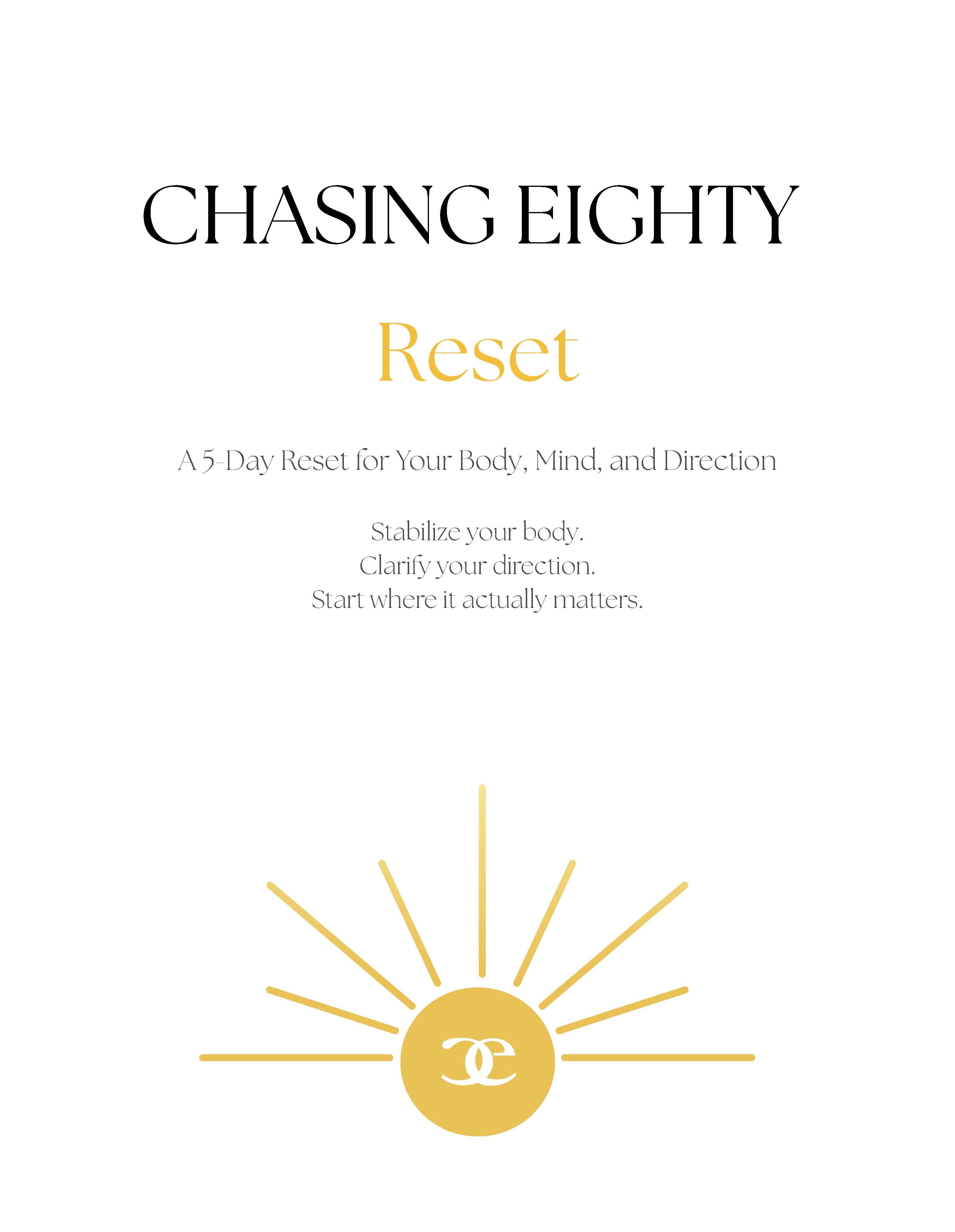 The Chasing Eighty 5-day Reset Digital