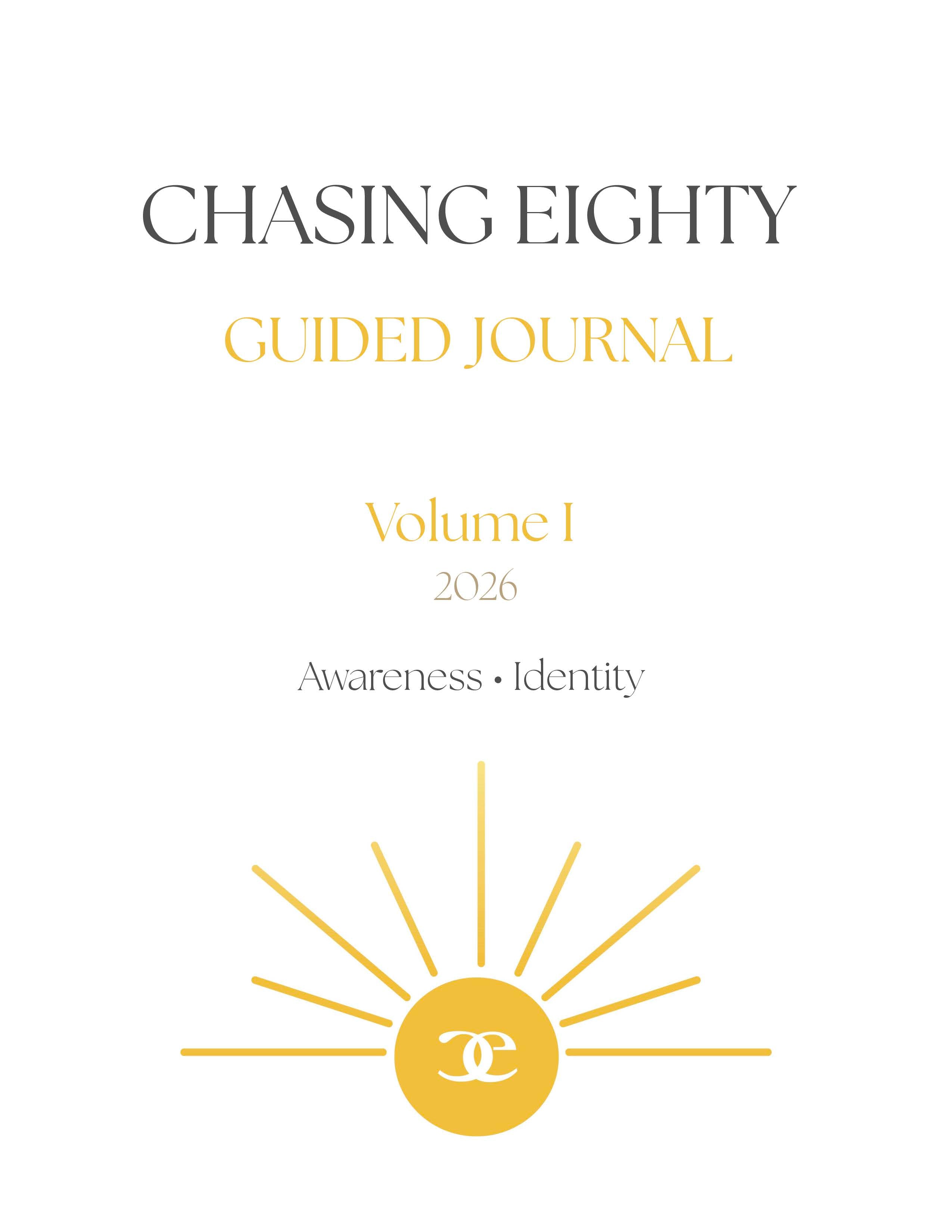 The Chasing Eighty Guided Journal Printed