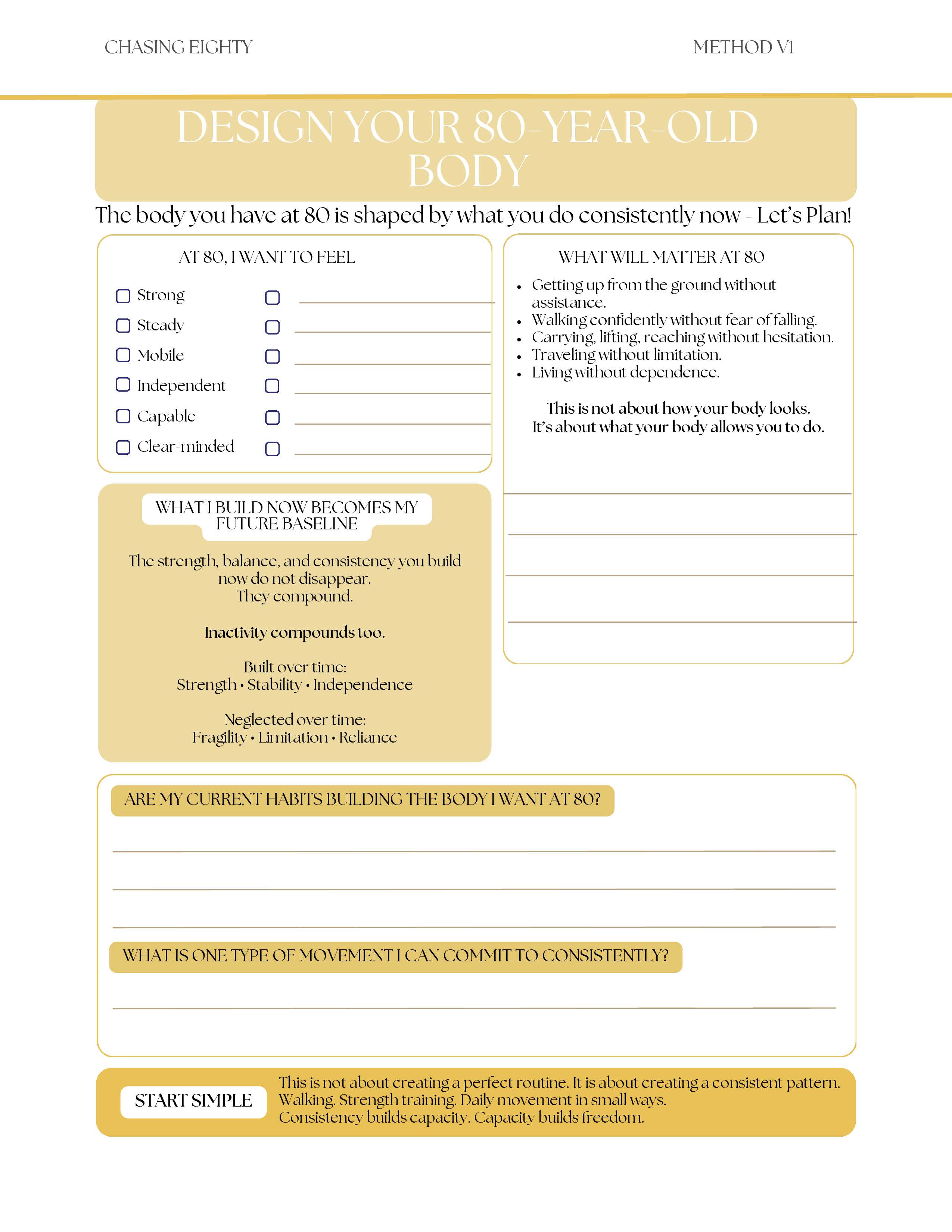The Chasing Eighty System Printed